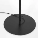 Steinhauer floor lamp BLOEBA 1 flame E27 IP20, black dimmable