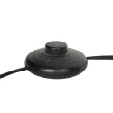 Steinhauer floor lamp BLOEBA 1 flame E27 IP20, black dimmable