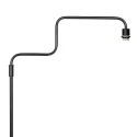 Steinhauer floor lamp BLOEBA 1 flame E27 IP20, black dimmable