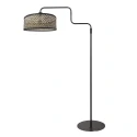 Steinhauer floor lamp BLOEBA 1 flame E27 IP20, black dimmable