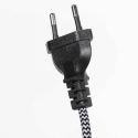 Steinhauer wall luminaire BLOEBA 1 flame E27 IP20, black dimmable