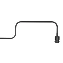 Steinhauer wall luminaire BLOEBA 1 flame E27 IP20, black dimmable