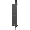 Steinhauer wall luminaire BLOEBA 1 flame E27 IP20, black dimmable