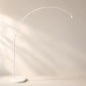 Steinhauer arc luminaire LUMA NOLA 1 flame E27 IP20, white dimmable
