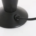 Mexlite table lamp VOLCAN 1 flame IP20, black 