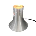 Mexlite table lamp VOLCAN 1 flame, cylindrical IP20, steel 