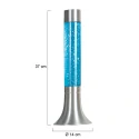 Mexlite table lamp VOLCAN 1 flame, cylindrical IP20, steel 