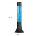 Mexlite table lamp VOLCAN 1 flame, cylindrical IP20, black 
