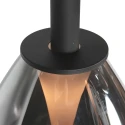 Steinhauer pendant luminaire GLIMSY 5 flames IP20, black dimmable