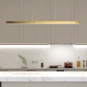 Mexlite pendant luminaire BRIGHTLINE 2 flames IP20, gold dimmable