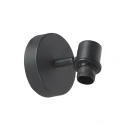 Mexlite wall luminaire TENEBRIS 1 flame E14 IP20, black dimmable