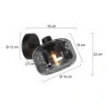 Mexlite wall luminaire TENEBRIS 1 flame E14 IP20, black dimmable