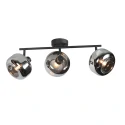 Mexlite wall luminaire TENEBRIS 3 flames E14 IP20, black dimmable