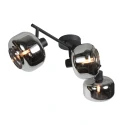 Mexlite wall luminaire TENEBRIS 3 flames E14 IP20, black dimmable