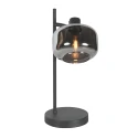 Mexlite table lamp TENEBRIS 1 flame E14 IP20, black dimmable