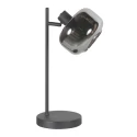 Mexlite table lamp TENEBRIS 1 flame E14 IP20, black dimmable