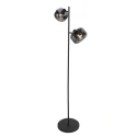 floor lamp TENEBRIS 2 flames E14 IP20, black dimmable