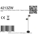Mexlite floor lamp TENEBRIS 2 flames E14 IP20, black dimmable