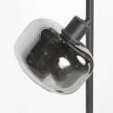 Mexlite floor lamp TENEBRIS 2 flames E14 IP20, black dimmable