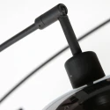 floor lamp TENEBRIS 5 flames E14 IP20, black dimmable