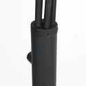 Mexlite floor lamp TENEBRIS 5 flames E14 IP20, black dimmable