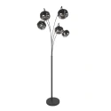 Mexlite floor lamp TENEBRIS 5 flames E14 IP20, black dimmable