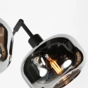 Mexlite floor lamp TENEBRIS 5 flames E14 IP20, black dimmable