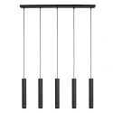 Steinhauer pendant luminaire DOWNLUME 5 flames GU10 IP20, black dimmable