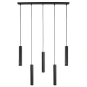Steinhauer pendant luminaire DOWNLUME 5 flames GU10 IP20, black dimmable