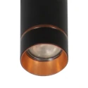 Steinhauer pendant luminaire DOWNLUME 5 flames GU10 IP20, black dimmable
