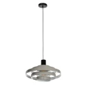 Steinhauer pendant luminaire HALO CIRQUE 1 flame E27 IP20, grey dimmable