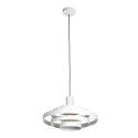 Steinhauer pendant luminaire HALO CIRQUE 1 flame E27 IP20, white dimmable