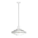 Steinhauer pendant luminaire HALO CIRQUE 1 flame E27 IP20, white dimmable
