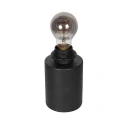 Mexlite table lamp AURELIO 1 flame E27 IP20, black dimmable