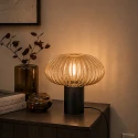 Mexlite table lamp AURELIO 1 flame E27 IP20, black dimmable