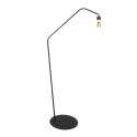 anne light & home floor lamp ZIG-ZAG 1 flame E27 IP20, black dimmable
