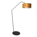 anne light & home floor lamp ZIG-ZAG 1 flame E27 IP20, black dimmable