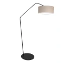 anne light & home floor lamp ZIG-ZAG 1 flame E27 IP20, black dimmable