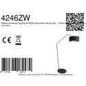 anne light & home floor lamp ZIG-ZAG E27 IP20, dimmable