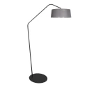 anne light & home floor lamp ZIG-ZAG 1 flame E27 IP20, black dimmable