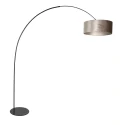 anne light & home arc luminaire CURVE 1 flame E27 IP20, black dimmable