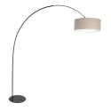 anne light & home arc luminaire CURVE 1 flame E27 IP20, black dimmable