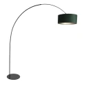 anne light & home arc luminaire CURVE 1 flame E27 IP20, black dimmable