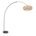 anne light & home arc luminaire CURVE 1 flame E27 IP20, black dimmable