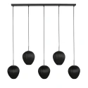 Mexlite pendant luminaire SILURA 5 flames E27 IP20, black dimmable