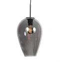 Mexlite pendant luminaire DROVIA 1 flame E27 IP20, black dimmable
