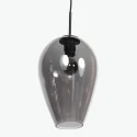 Mexlite pendant luminaire DROVIA 1 flame E27 IP20, black dimmable