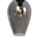 Mexlite pendant luminaire DROVIA 1 flame E27 IP20, black dimmable