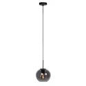 Mexlite pendant luminaire SFERIO 1 flame E27 IP20, black dimmable