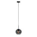 Mexlite pendant luminaire SFERIO 1 flame E27 IP20, black dimmable